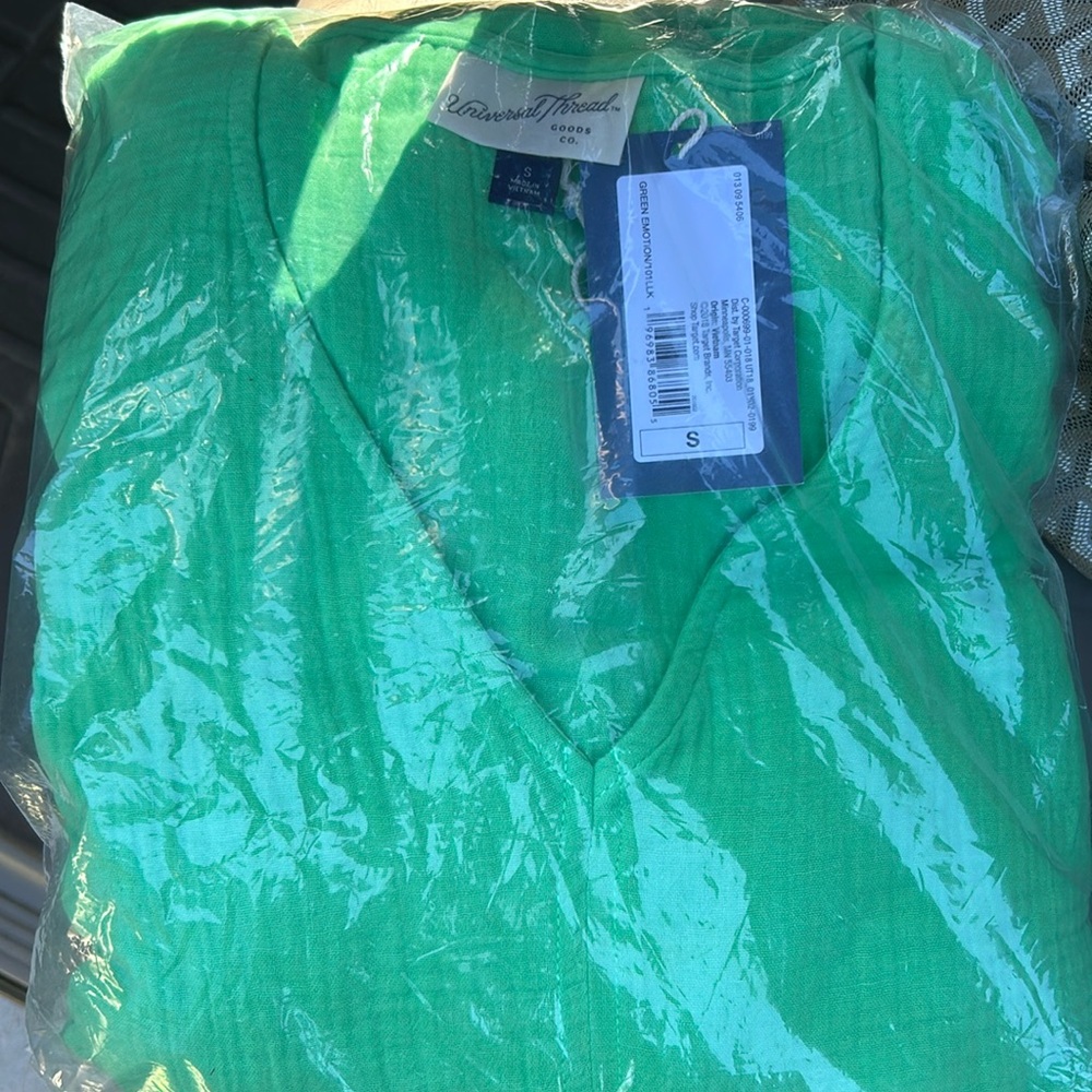 Long sleeve green dress from Target